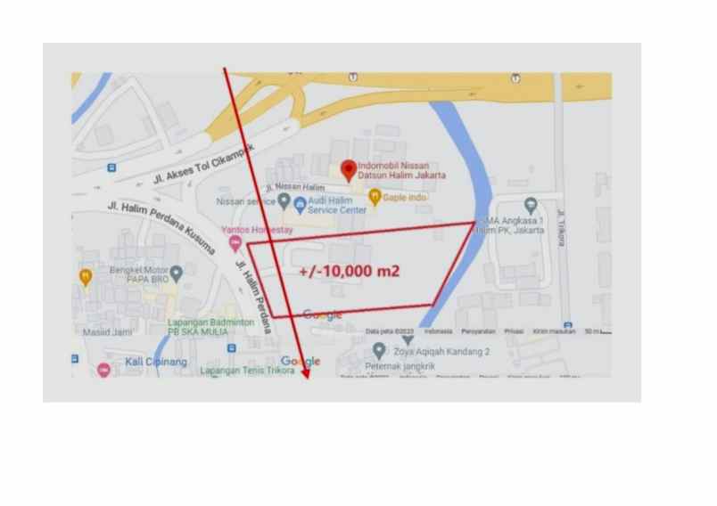for sale tanah di halim jakarta timur
