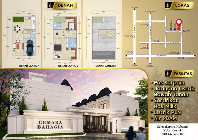 hot project daerah metal komplek cemara bahagia