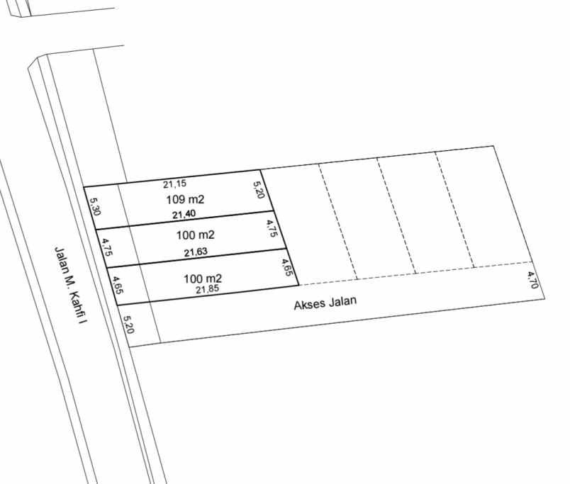 jual ruko komersil di jagakarsa jakarta selatan