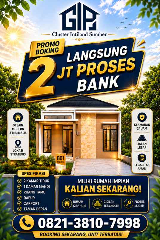 jual rumah bebas banjir di cirebon