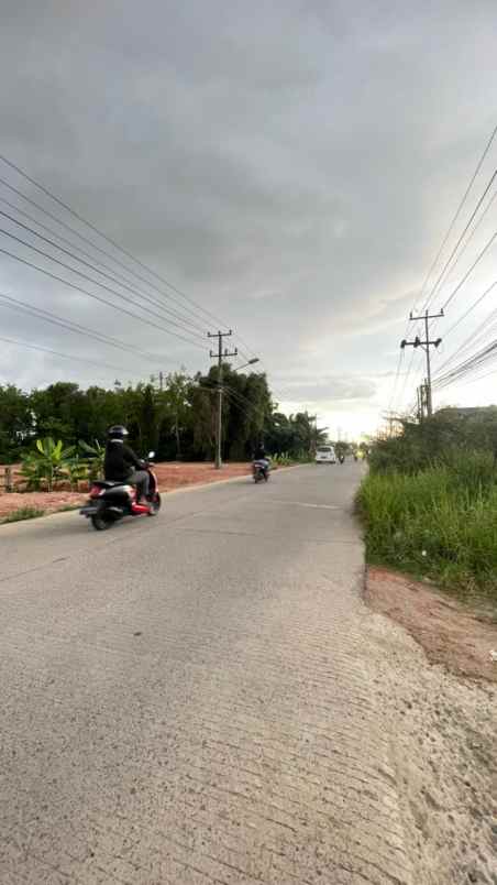 kavling pinggir jalan mata merah palembang murah