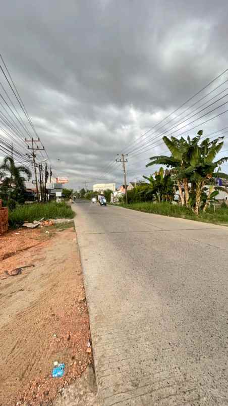 kavling pinggir jalan mata merah palembang murah
