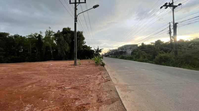 kavling pinggir jalan mata merah palembang murah