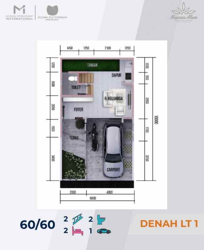 perumahan 2 lantai paling dekat sarijadi 600 jutaan