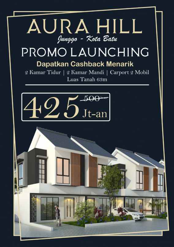 perumahan aura hill kota wisata batu