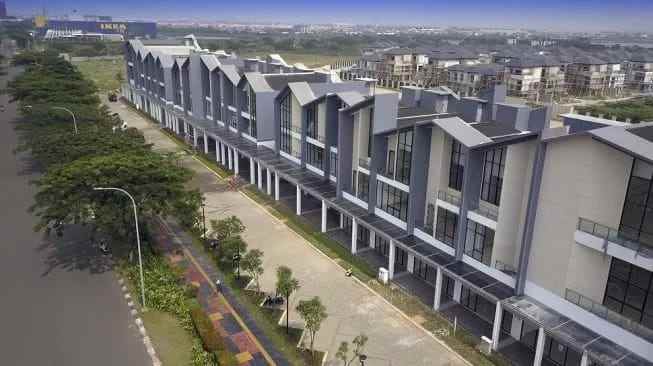 ruko new east jakarta garden city siap pakai