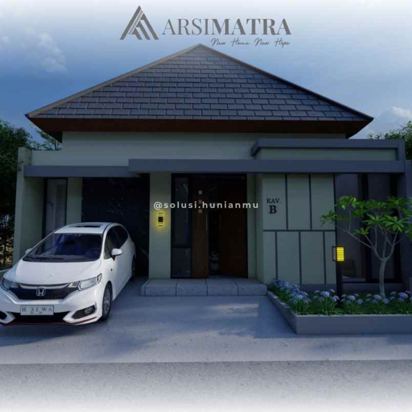 rumah 1 lantai dekat kantor sekolah