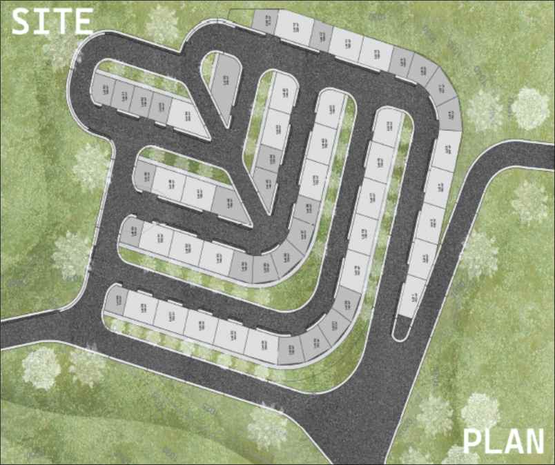 rumah baru minimalis modern di kawasan bandung utara