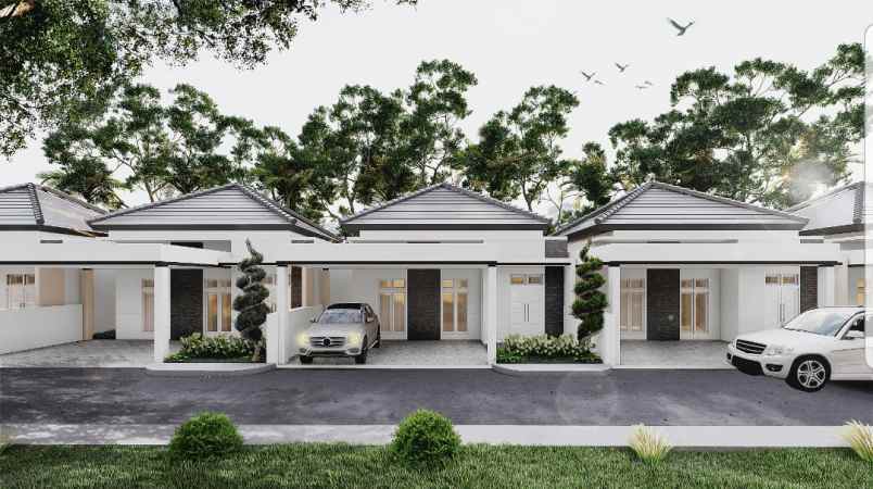 rumah cluster type 45 di jalan delima pekanbaru