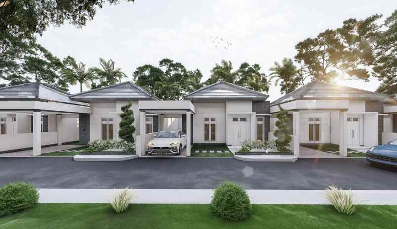rumah cluster type 45 di jalan delima pekanbaru