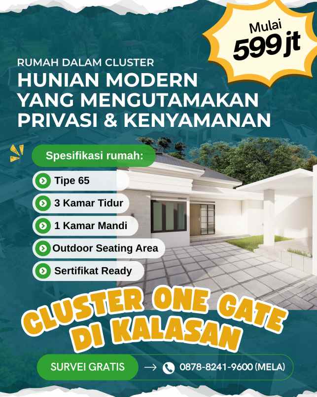 rumah dalam cluster murah dekat ke stadion maguwoharjo