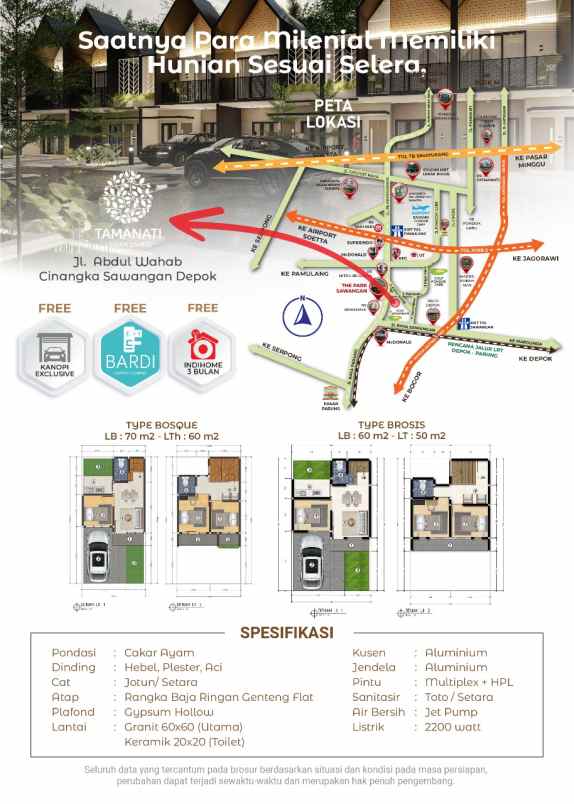 rumah jalan abdul wahab sawangan