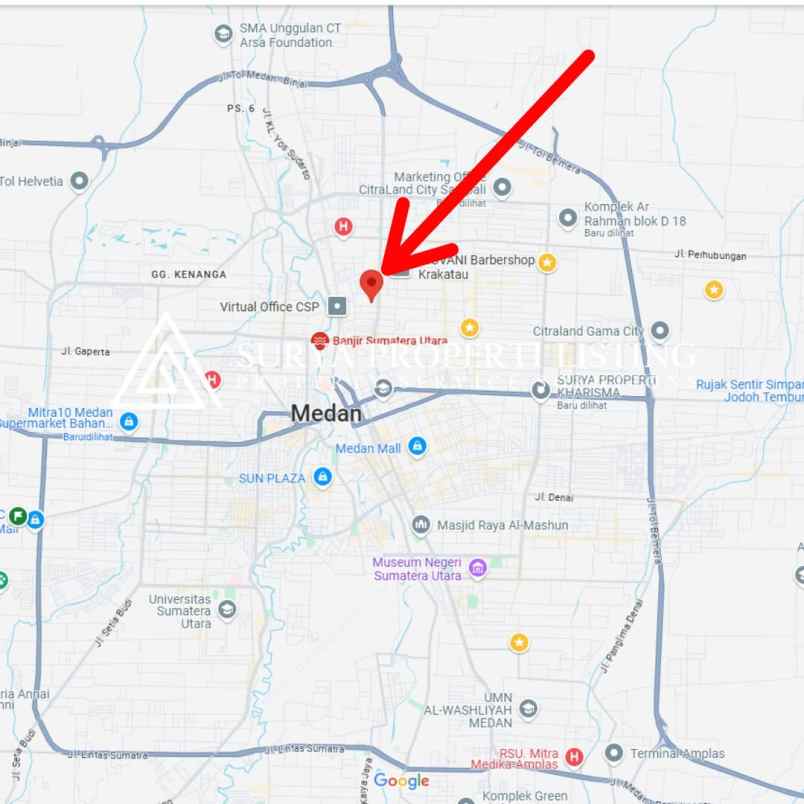 rumah jalan gunung sibual buali medan timur