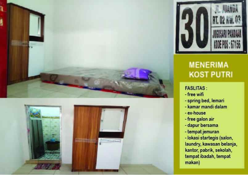 rumah jln juanda no30 rt 02 rw