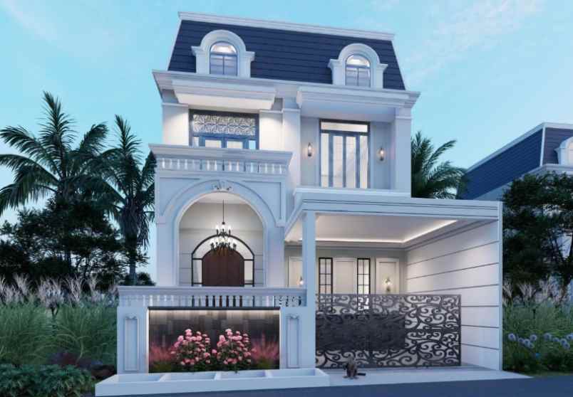 rumah mewah di jl lobak cluster istana bunga