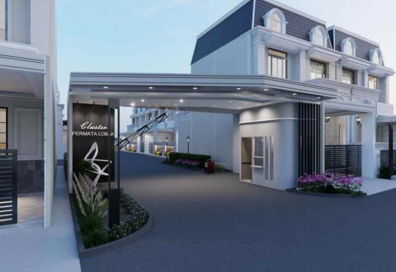 rumah mewah di jl lobak cluster istana bunga