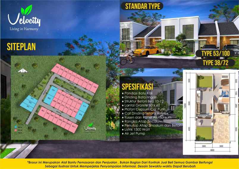 rumah mewah murah velocity di kota cimahi