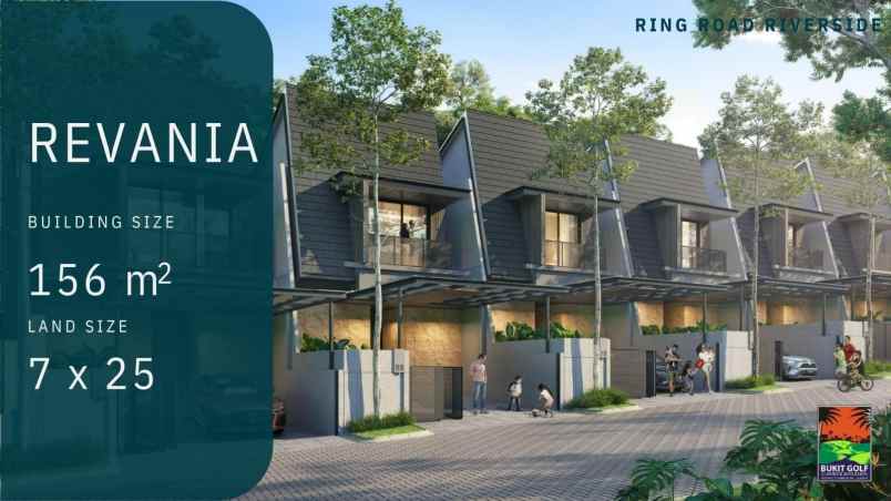 rumah mewah tepi danau di bukit golf cibubur