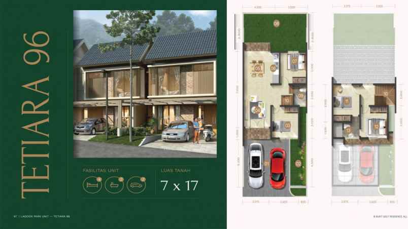 rumah mewah tepi danau di bukit golf cibubur