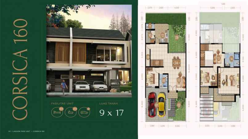 rumah mewah tepi danau di bukit golf cibubur