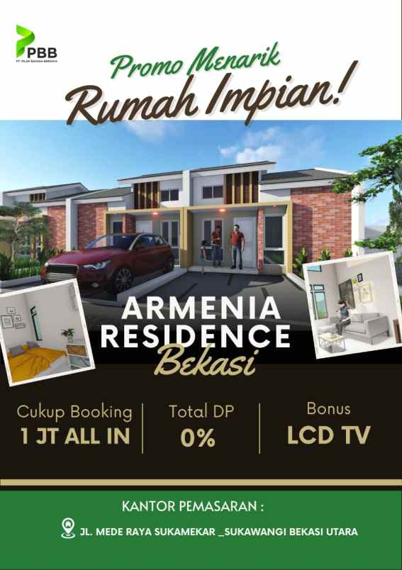 rumah minimalis booking 2jt allin daerah bekasi utara