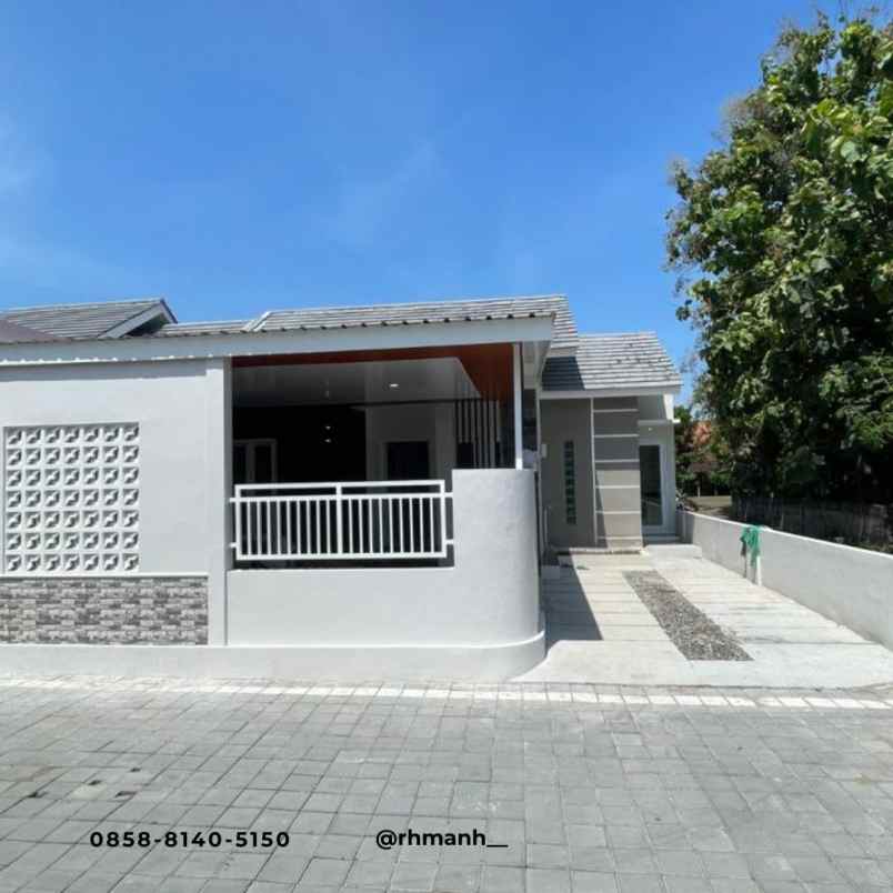 rumah modern siap huni di prambanan