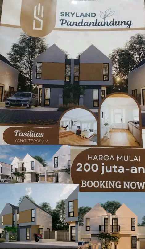 rumah murah 2 lantai di pandanlandung malang