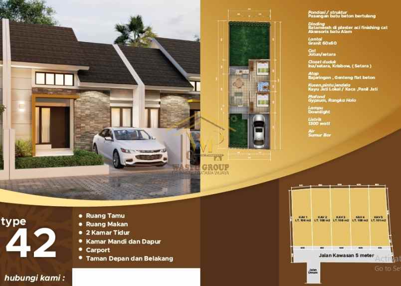 rumah murah luas tanah 108m2 dekat polres sleman