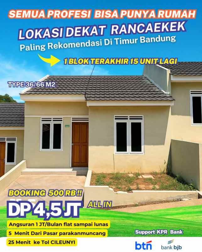 rumah subsidi bandung timur cicilan 1 jutaan