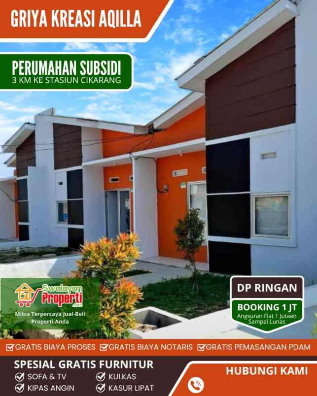 rumah subsidi cibitung lokasi strategis