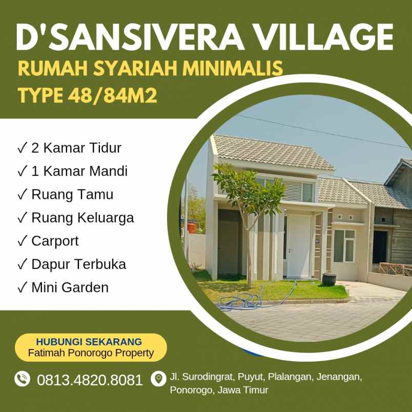 rumah syariah harga ekonomis di ponorogo
