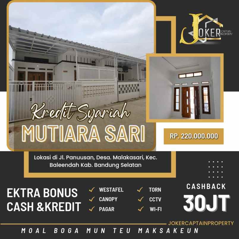 rumah tanpa bi checking bandung selatan