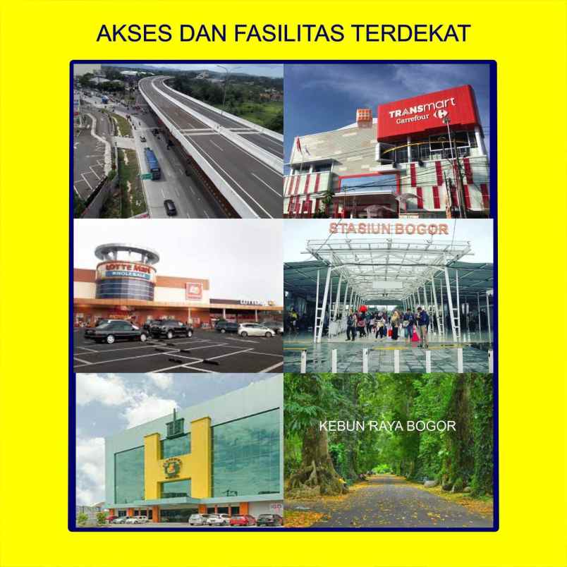 rumah tanpa dp 2 lantai harga 1 lantai di bogor kota