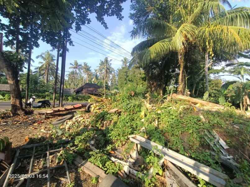 tanah dijalan utama dekat exit toll pekutatan bali