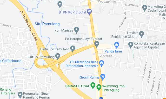 tanah jl pinan jaya cipayung