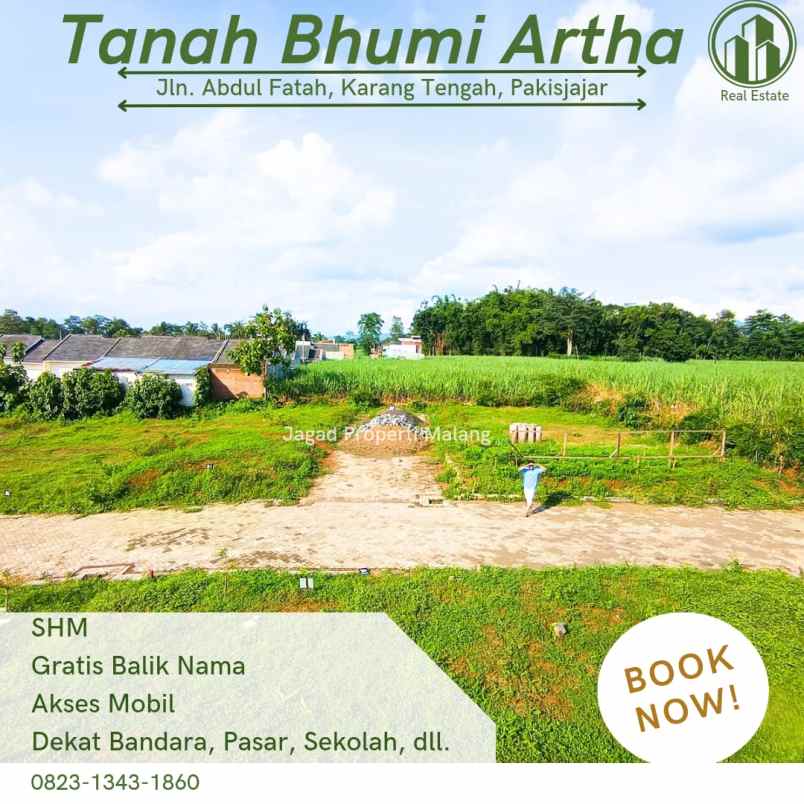 tanah kavling bhumi artha pakisjajar shm