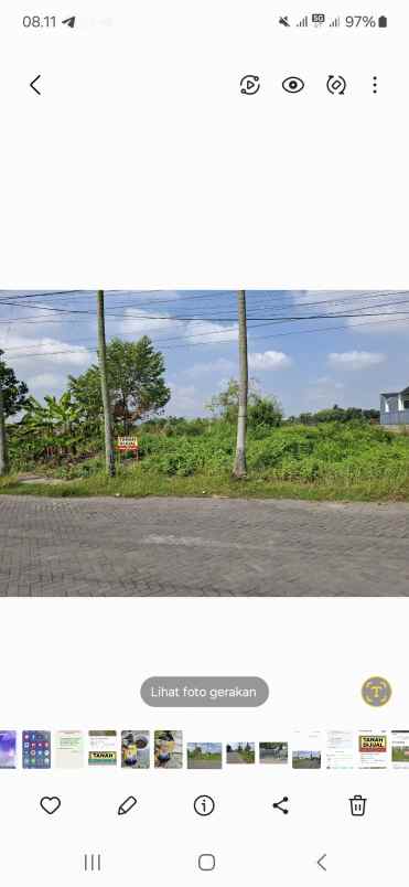 tanah market bagus depan taman anggrek