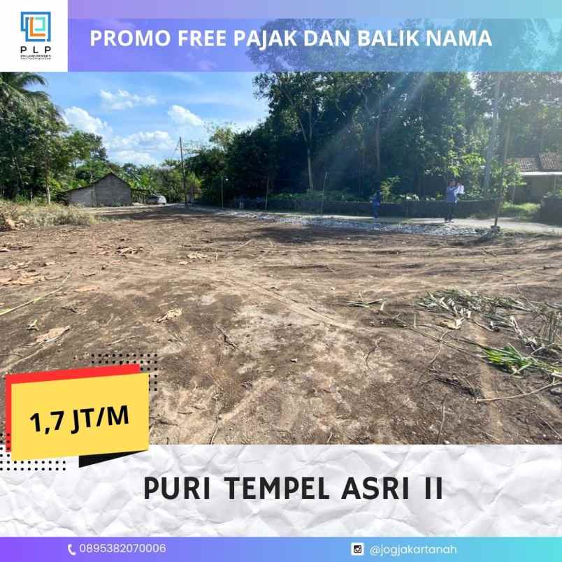 tanah shm pekaragan murah free pajak dan balik nama