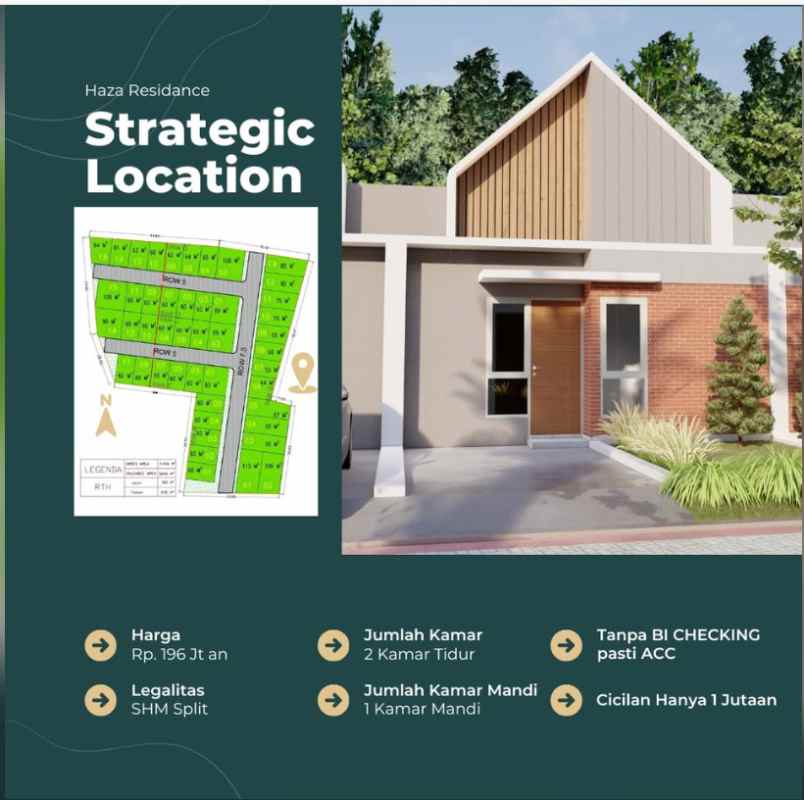 197 juta an rumah modern murah pungging