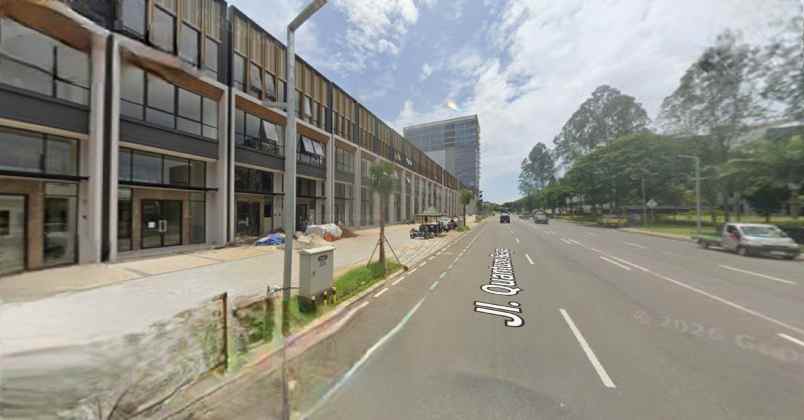 dijual ruko gudang kantor jalan raya quantum