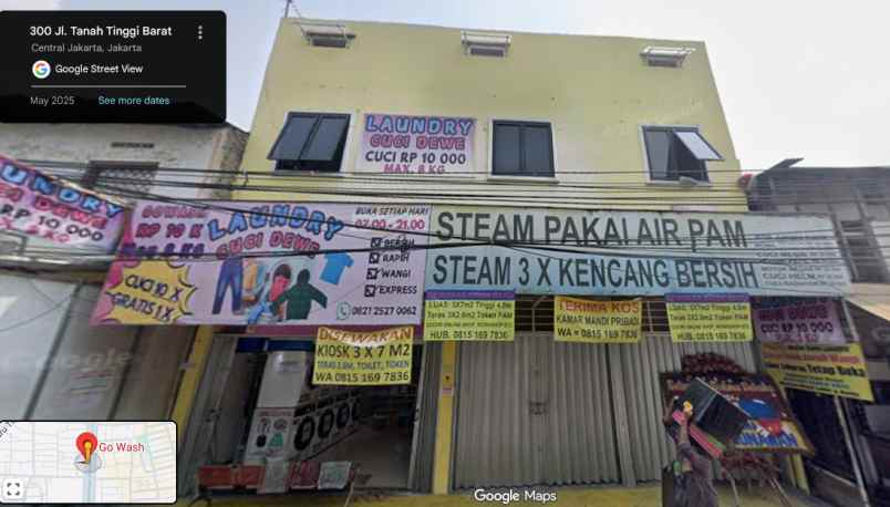 dijual ruko gudang kantor jl tanah tinggi barat no