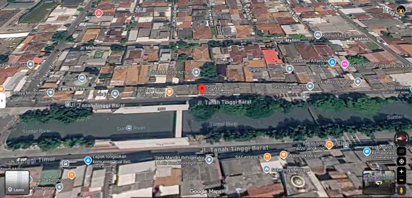dijual ruko gudang kantor jl tanah tinggi barat no