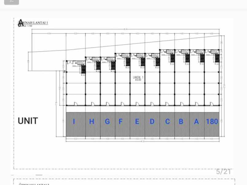 dijual ruko gudang kantor kedung asem
