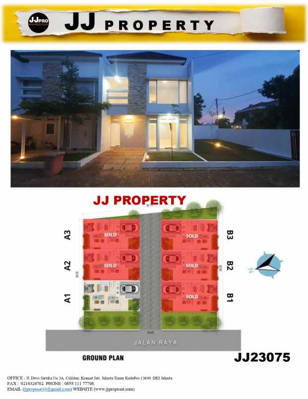 dijual rumah d alika residence tangerang