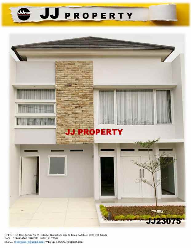 dijual rumah d alika residence tangerang