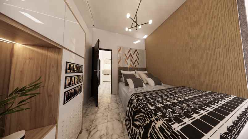 dijual rumah desain limasan modern utara pabrik sgm