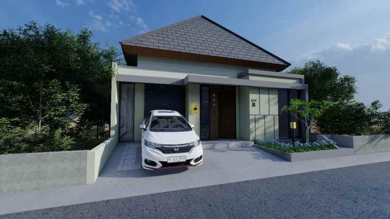 dijual rumah desain limasan modern utara pabrik sgm