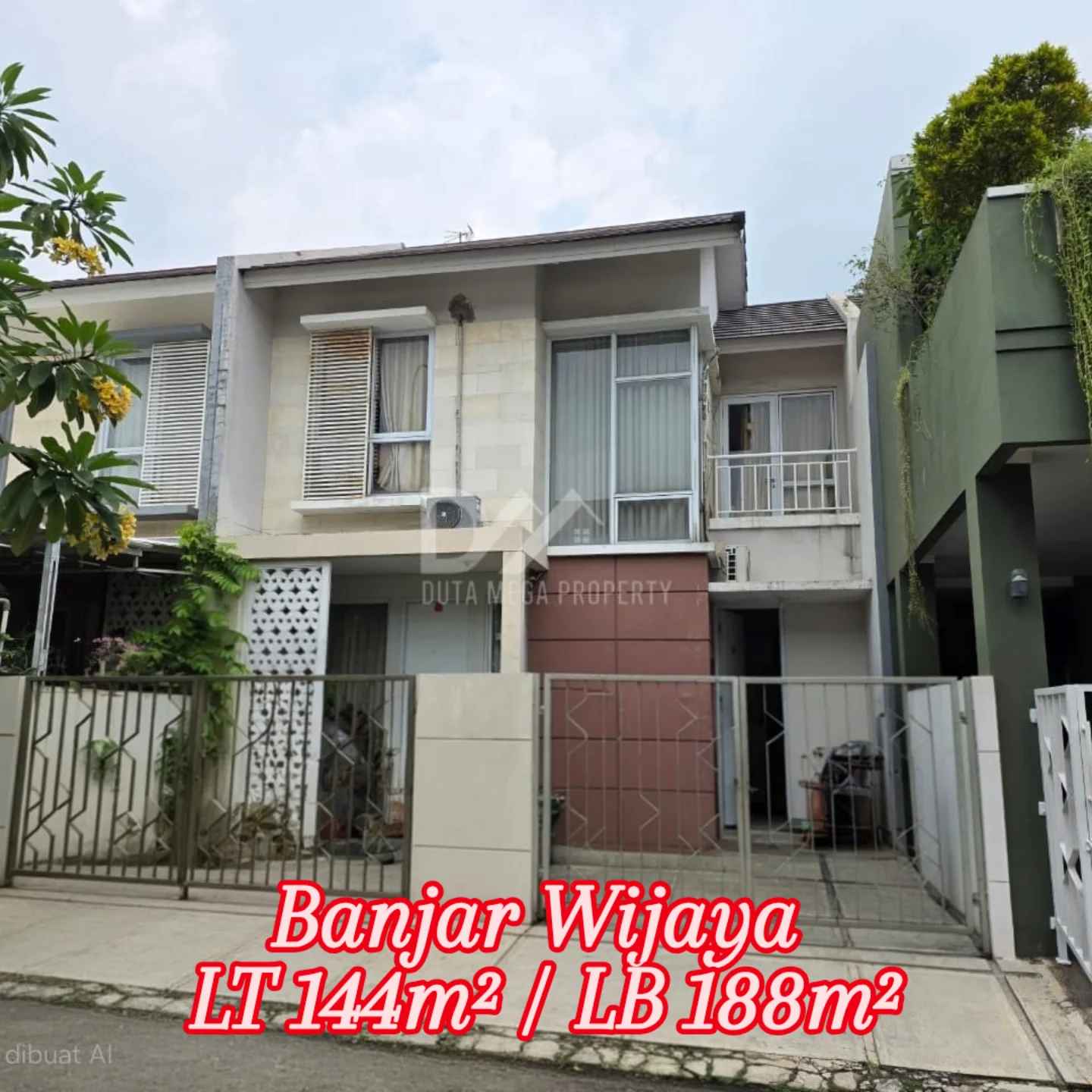 dijual rumah di banjar wijaya tangerang