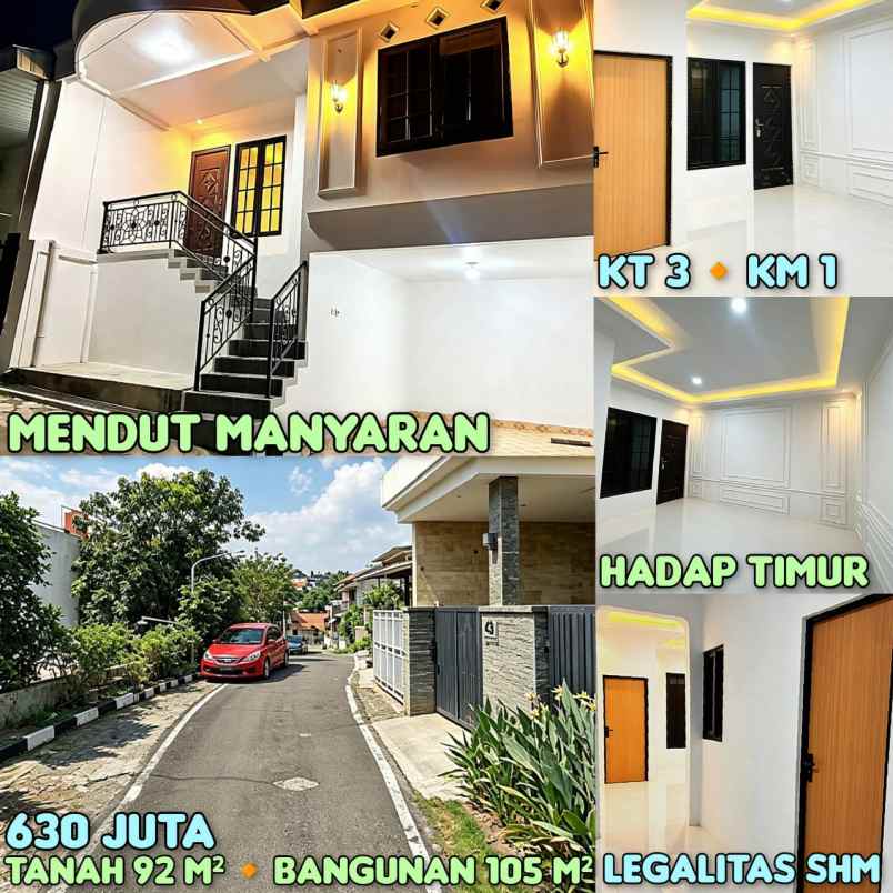 dijual rumah di mendut manyaran semarang
