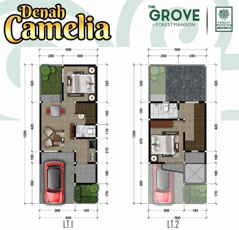 dijual rumah forest mansion residence